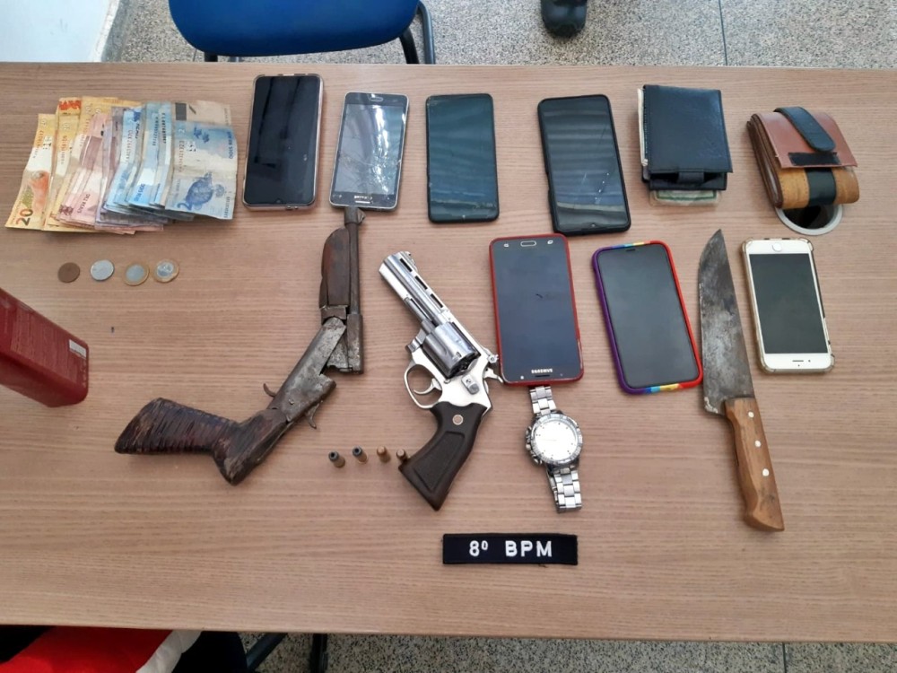 Polícia Militar surpreende quadrilha que tentou matar vigilante, para roubar moto, em Jaru, RO