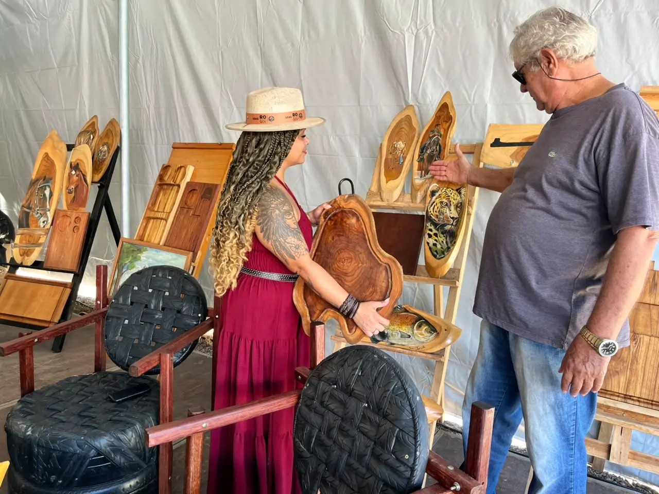 Artesãos rondonienses ampliam visibilidade durante a 13ª RRSI