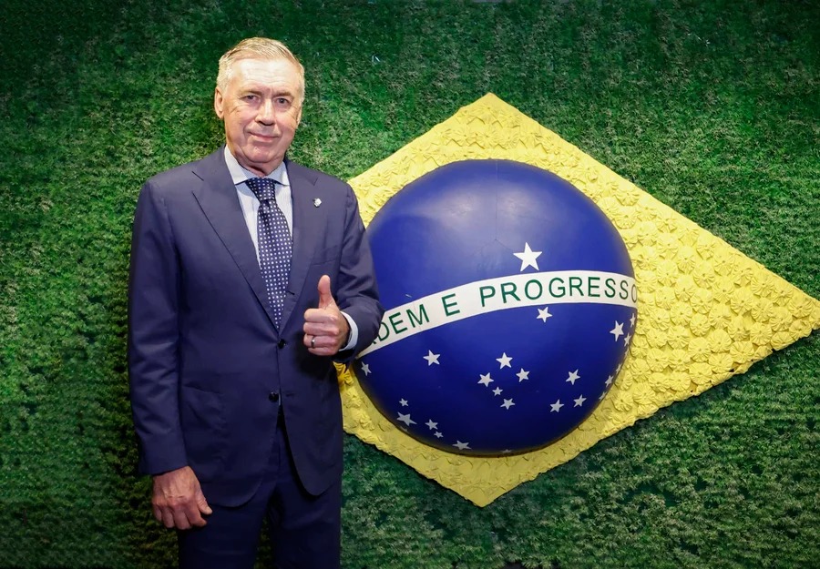 Ancelotti escala equipe titular para amistoso da seleção contra o Panamá