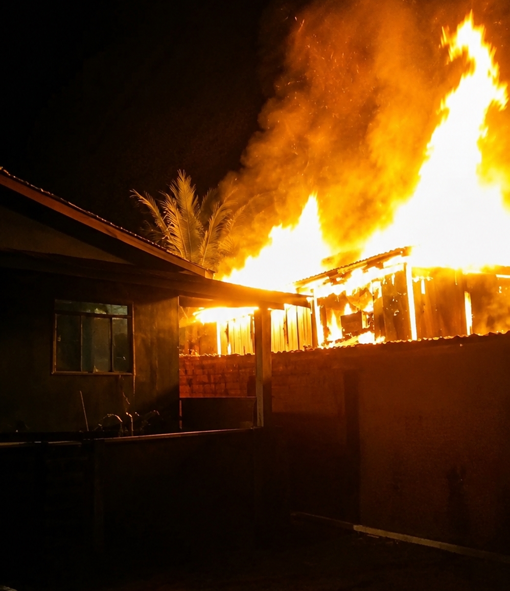 Menor de 17 anos confessa homicídio e incêndio após corpo ser encontrado carbonizado, em Cacoal, RO