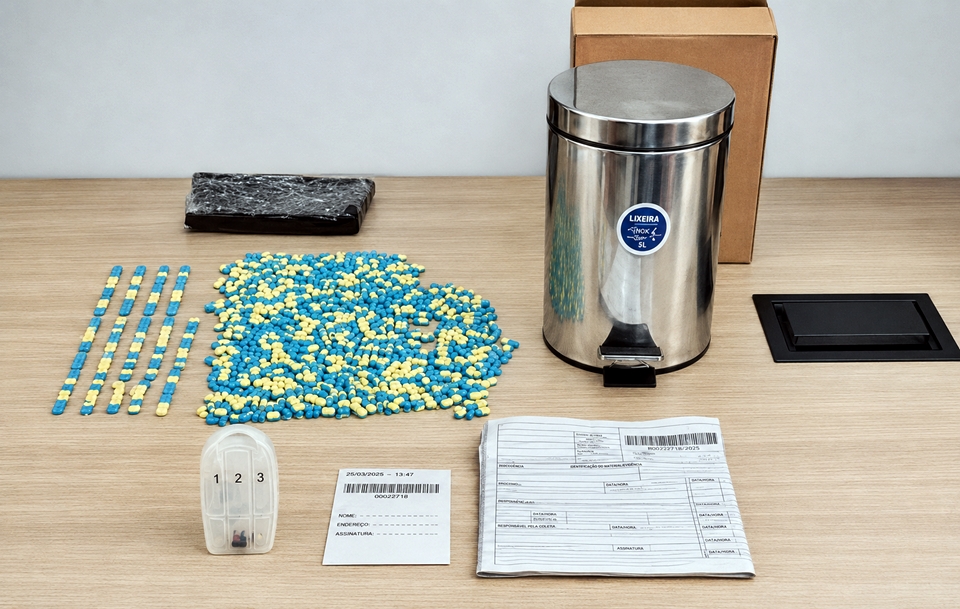 Polícia Civil apreende mais de 1 mil comprimidos de ecstasy durante operação antidrogas, em Porto Velho, RO