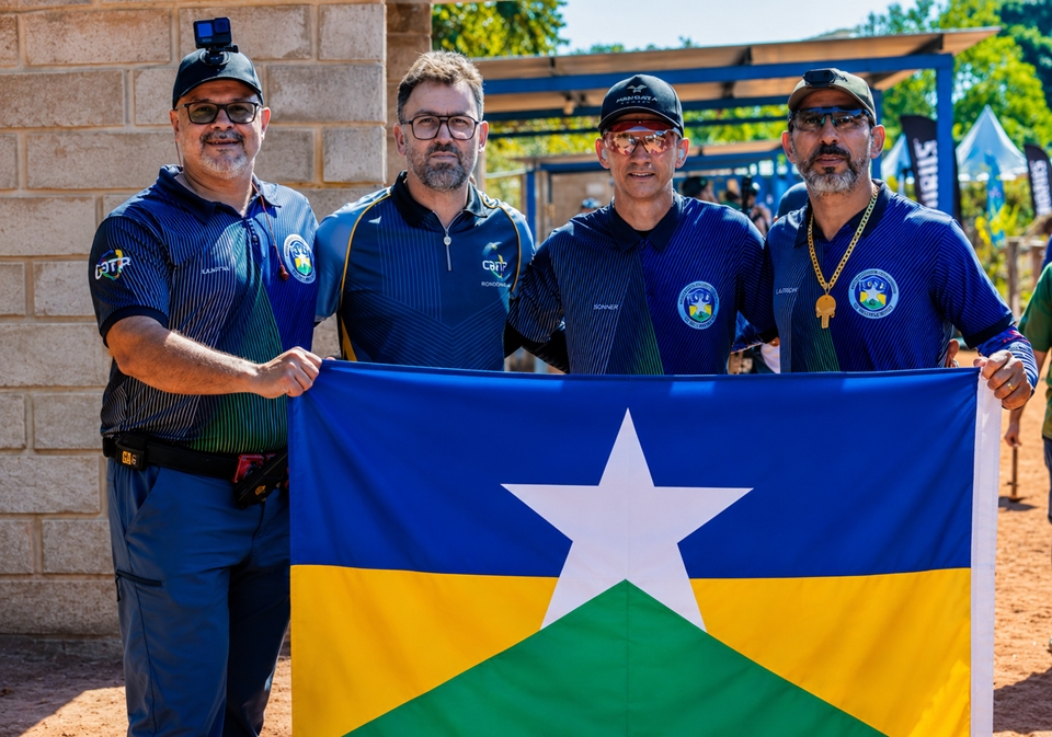 Rondônia conquista ouro por equipes e se destaca no Campeonato Brasileiro de IPSC, em Campo Grande, MS
