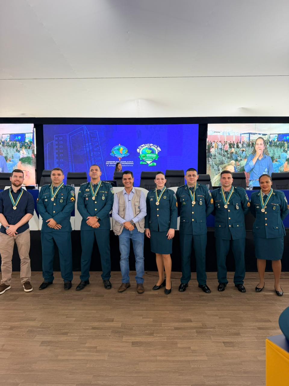 Homenagem destaca trabalho da Polícia Militar em Espigão