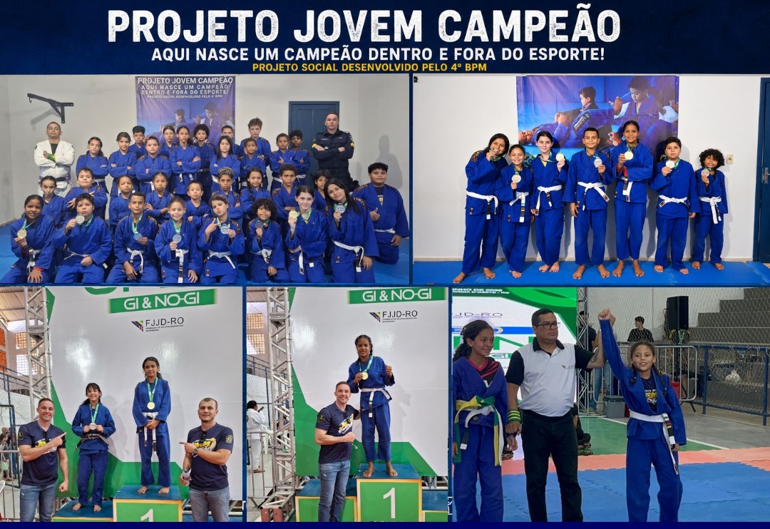 Atletas do Projeto Jovem Campeão conquistam excelentes resultados no Campeonato Estadual de Jiu-Jitsu