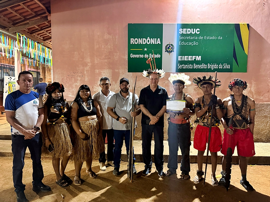 Por iniciativa de Cássio Gois, Terra Indígena Roosevelt recebe primeira capacitação da Escola do Legislativo de Rondônia
