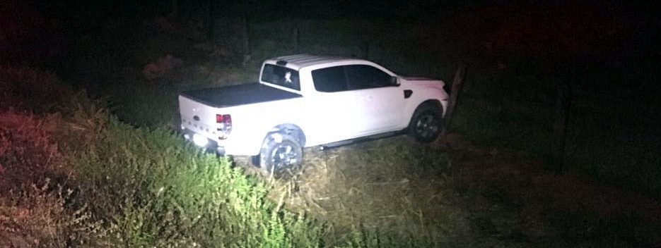 Polícia Militar de Theobroma, recupera caminhoneta roubada, nesta segunda-feira, 04