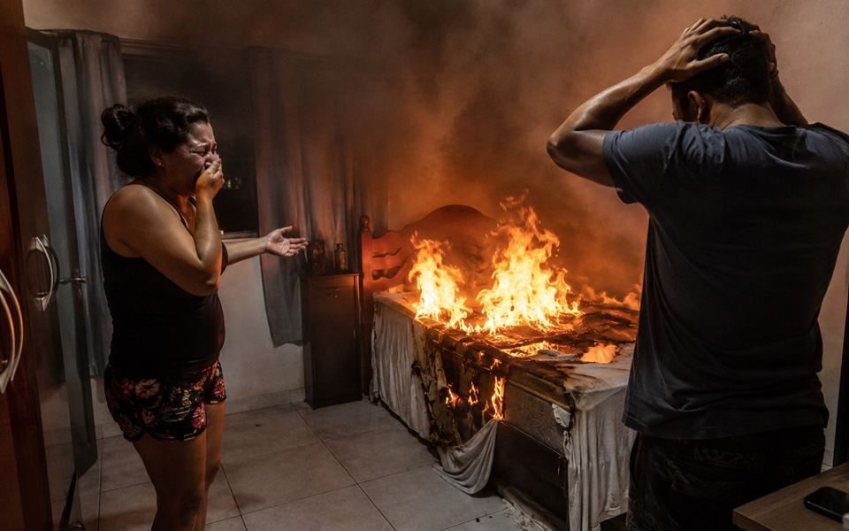 Mulher ateia fogo em cama durante discussão com o marido, em Cacoal, RO
