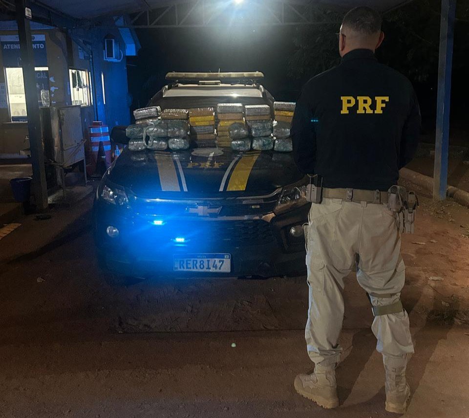 Mais de 60 kg de entorpecentes são apreendidos pela PRF em Guajará-Mirim
