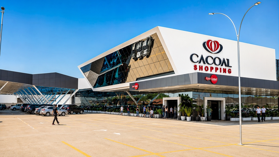 Criminosos invadem joalheria pelo forro do Cacoal Shopping e abandonam mochila durante fuga, em Cacoal, RO