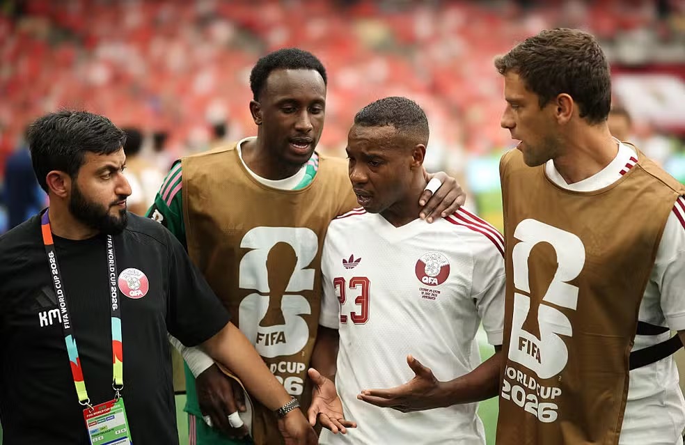 Atleta catariano é suspenso após causar lesão em jogador do Canadá