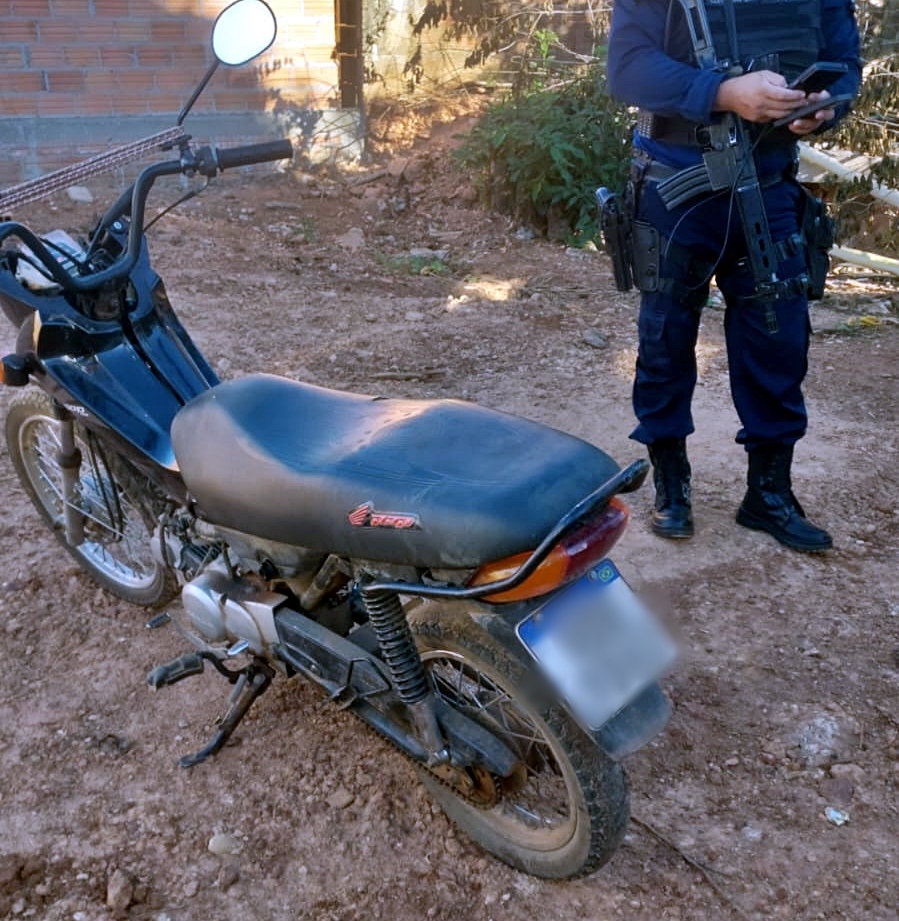 Honda Pop é recuperada pela Polícia Militar de Cacoal, RO