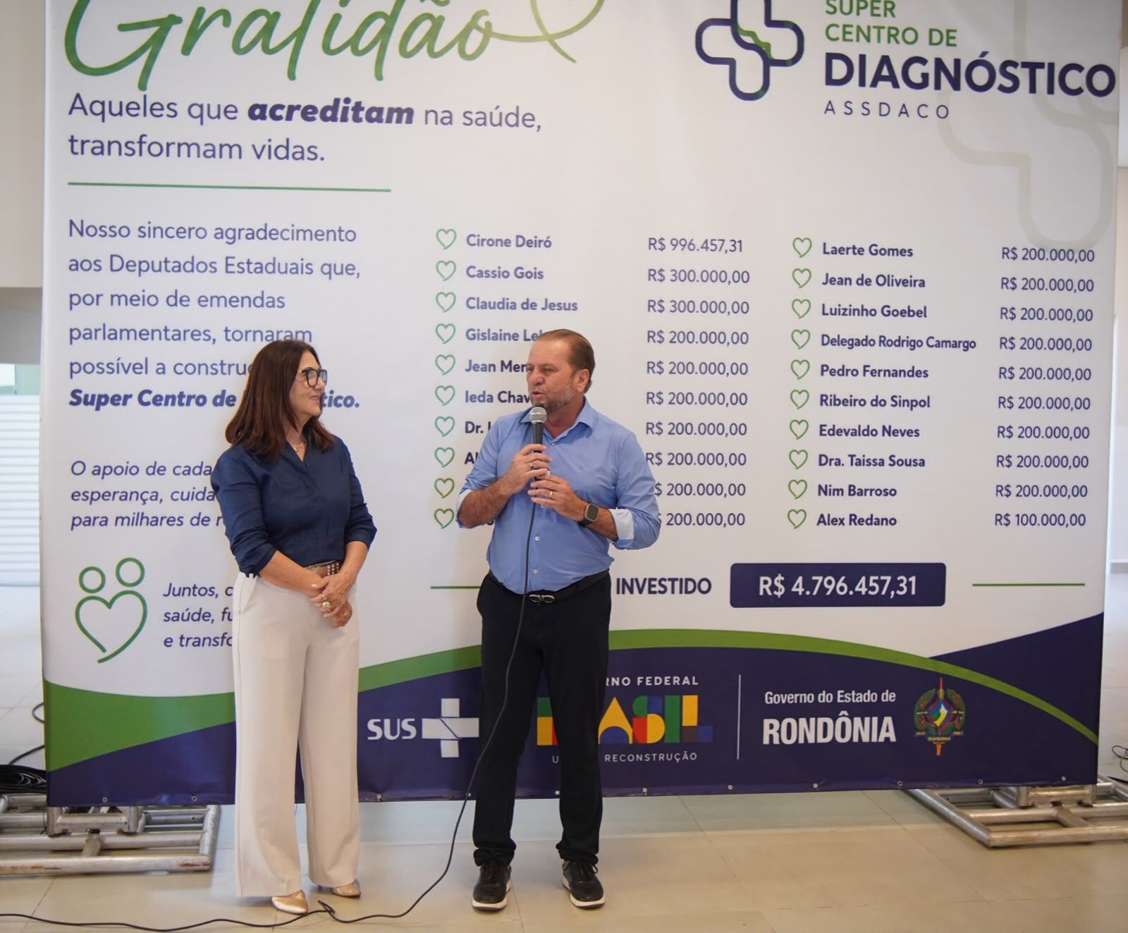 Cirone diz que Centro de Diagnóstico do Câncer foi construído a muitas mãos