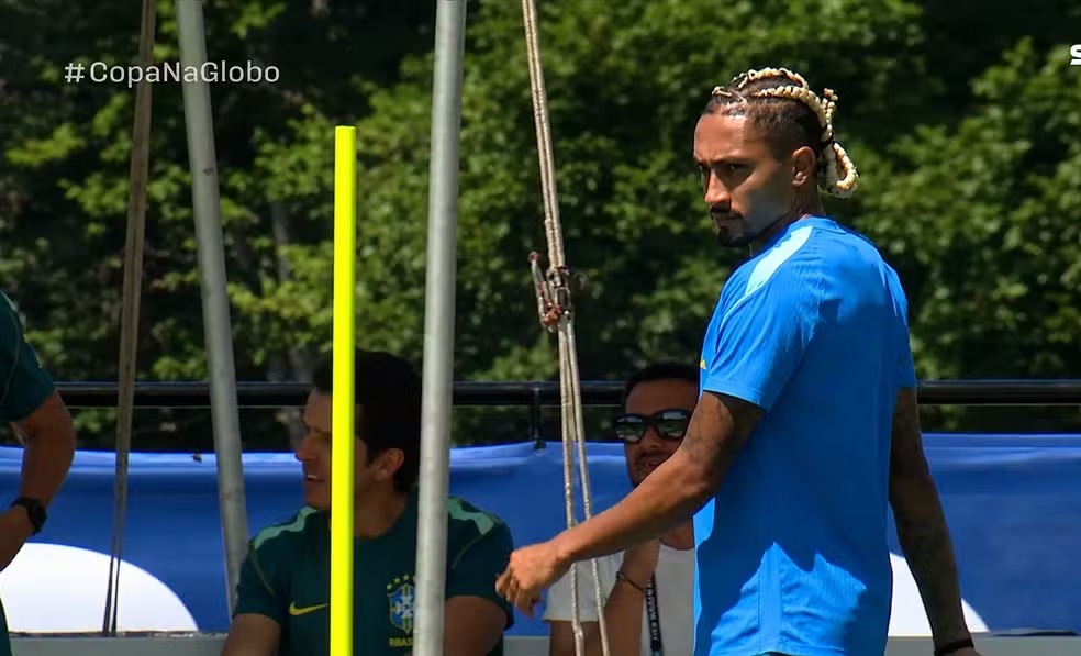 Treino da Seleção tem Raphinha e indefinição no lugar de Paquetá