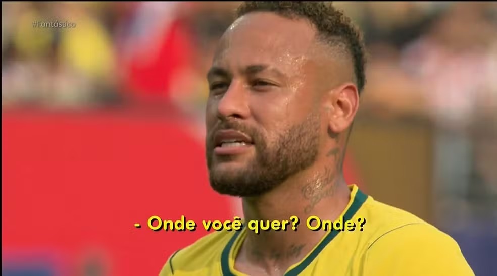 Neymar provoca goleiro da Noruega em diálogo revelado pelo Fantástico