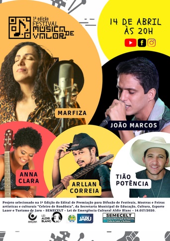 Magma Produtora realiza Festival Música de Valor; 1ª Edição em Jaru, RO com apresentação de artistas locais ao vivo