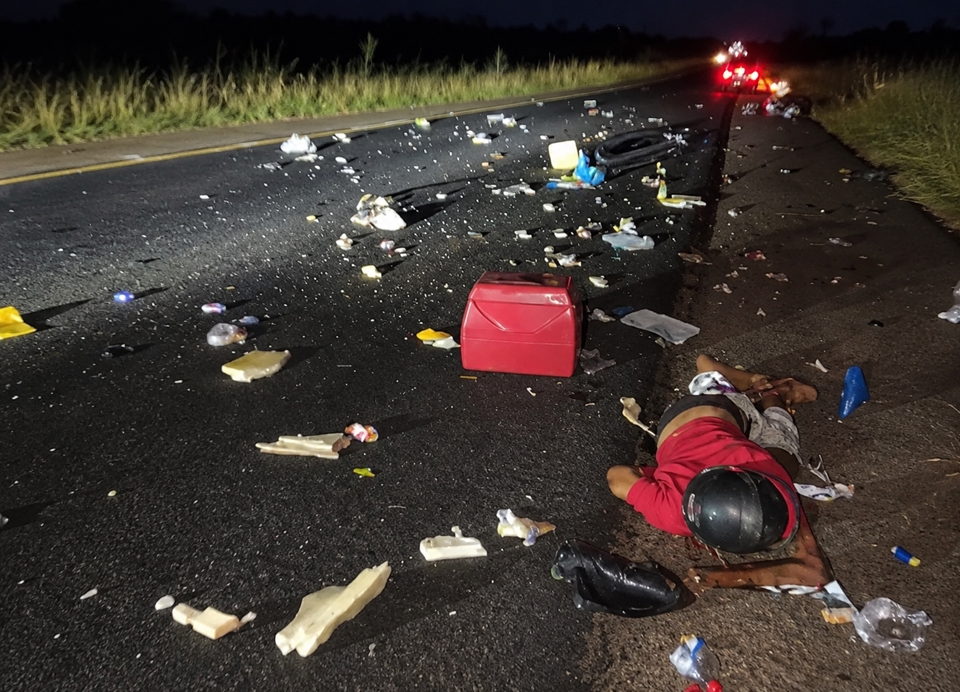 Vendedor de pamonhas fica ferido em acidente gravíssimo na BR-429