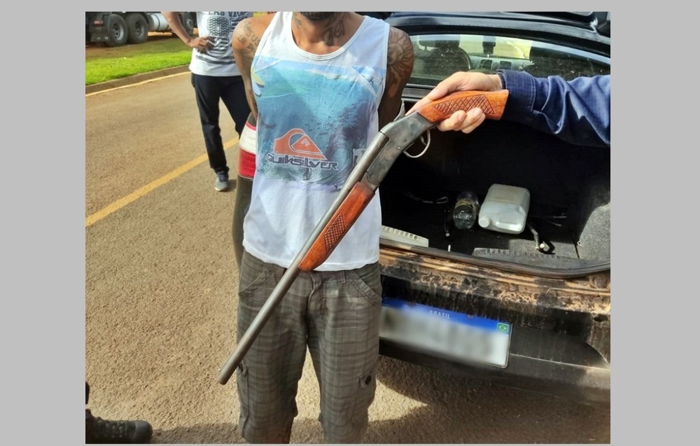 Três são conduzidos por posse ilegal de garrucha calibre .28, em Jaru, RO