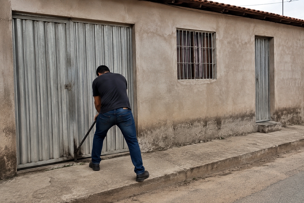 Invadiu a residência da ex-namorada e ainda a ameaçou de morte, em Cacoal, RO