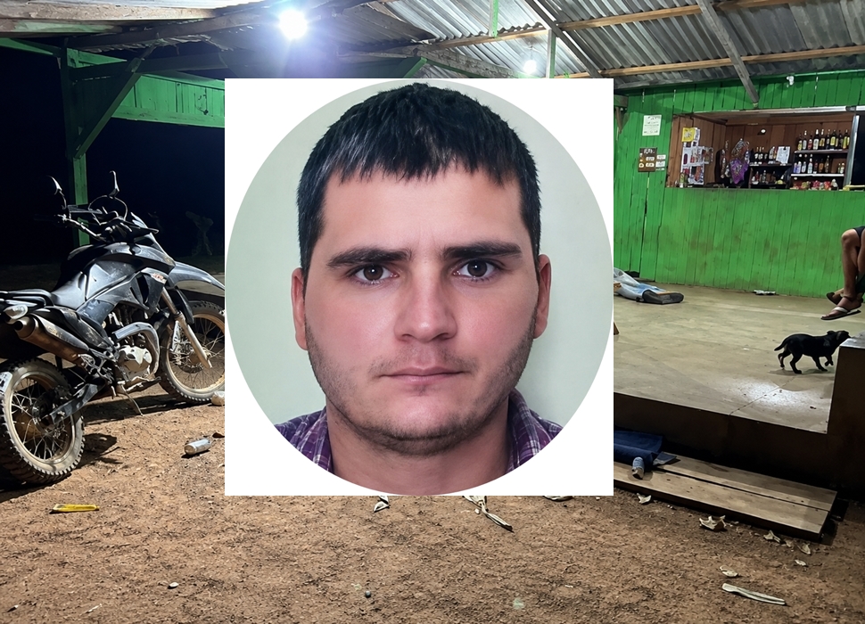 Homem de 33 anos é morto a tiros em bar na zona rural de Alta Floresta do Oeste, RO