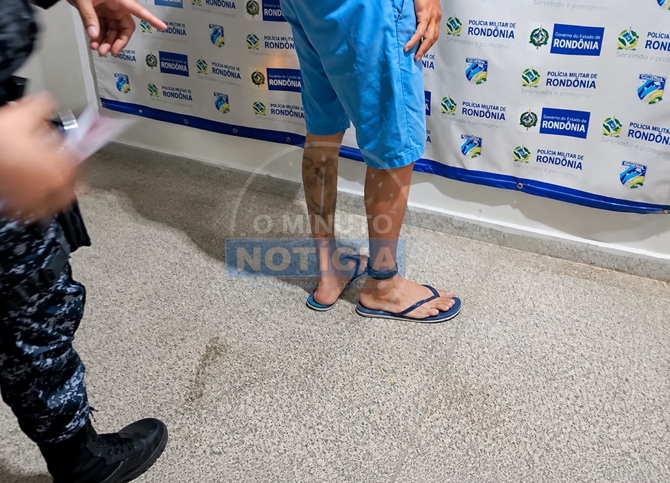 Albergado com tornozeleira eletrônica é preso novamente por tráfico de drogas em Ariquemes, RO