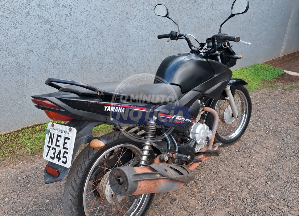 Motocicleta Yamaha 150 cilindradas é furtada no bairro Vista Alegre, em Cacoal