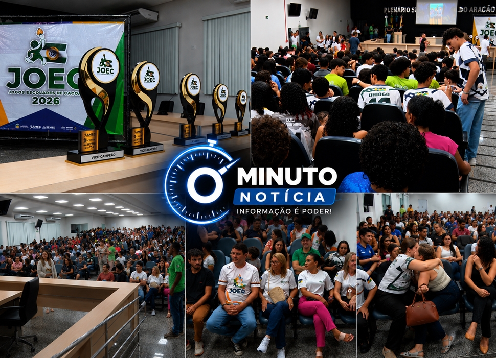 Premiação do JOEC encerra Jogos Escolares de Cacoal, RO com homenagem aos atletas
