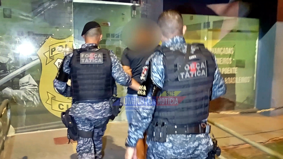 Força Tática captura foragido procurado por tentativa de homicídio