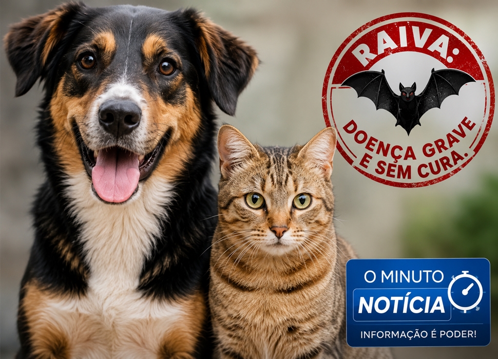 Cacoal amplia vacinação antirrábica e alerta tutores após casos positivos de raiva em morcegos