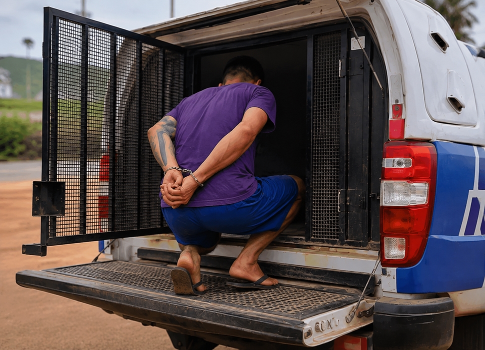 Homem é preso após admitir tentativa de matar afilhado com pedaço de prato