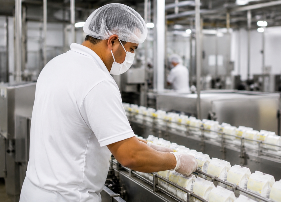 Laticínio Jóia abre vaga para alimentador de linha de produção