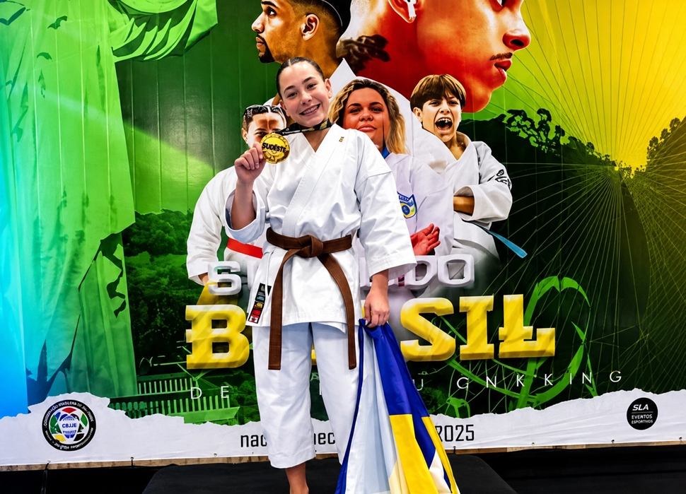 Maria Clara de Espigão do Oeste, conquista vaga nos Jogos Escolares Brasileiros 2026