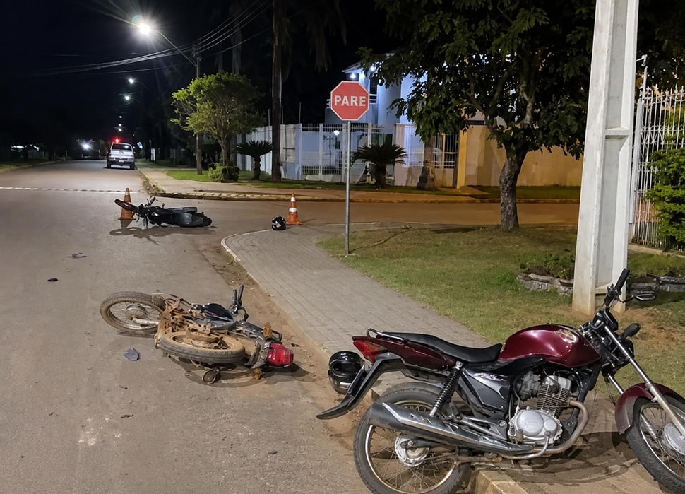 Motociclista admite ter bebido antes de acidente envolvendo três motos em Espigão do Oeste, RO