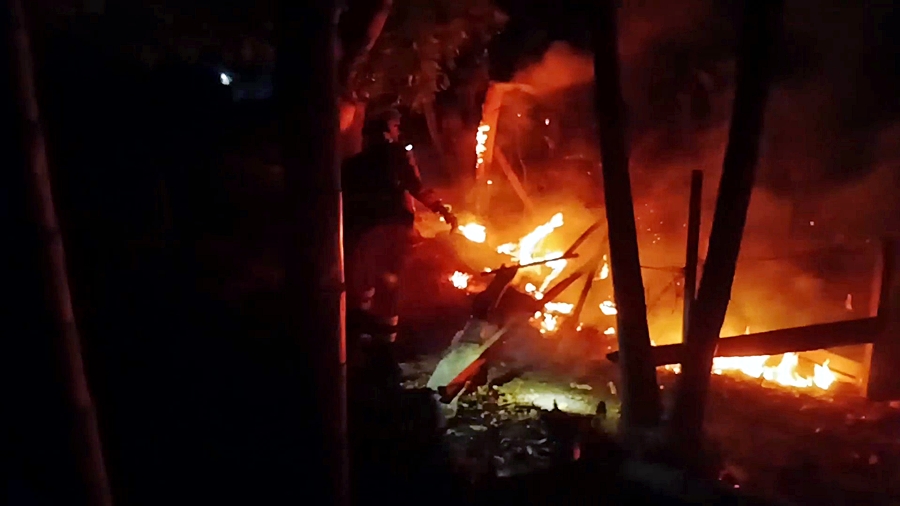 Incêndio devastador atinge área de vegetação e assusta moradores