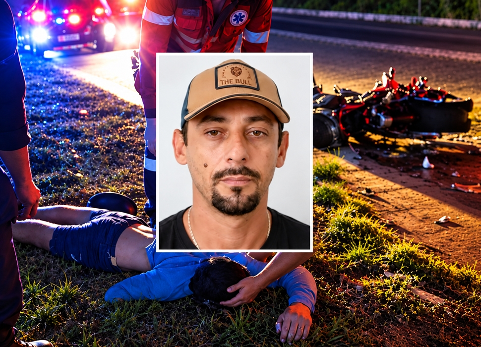 Motociclista morre após colisão entre Honda Bros e caminhonete em Ouro Preto do Oeste, RO