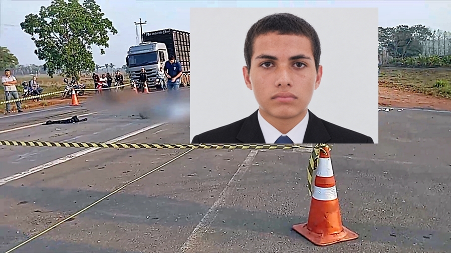 Jovem de 22 anos morre após moto atingir cavalo na BR-364, em Ariquemes, RO