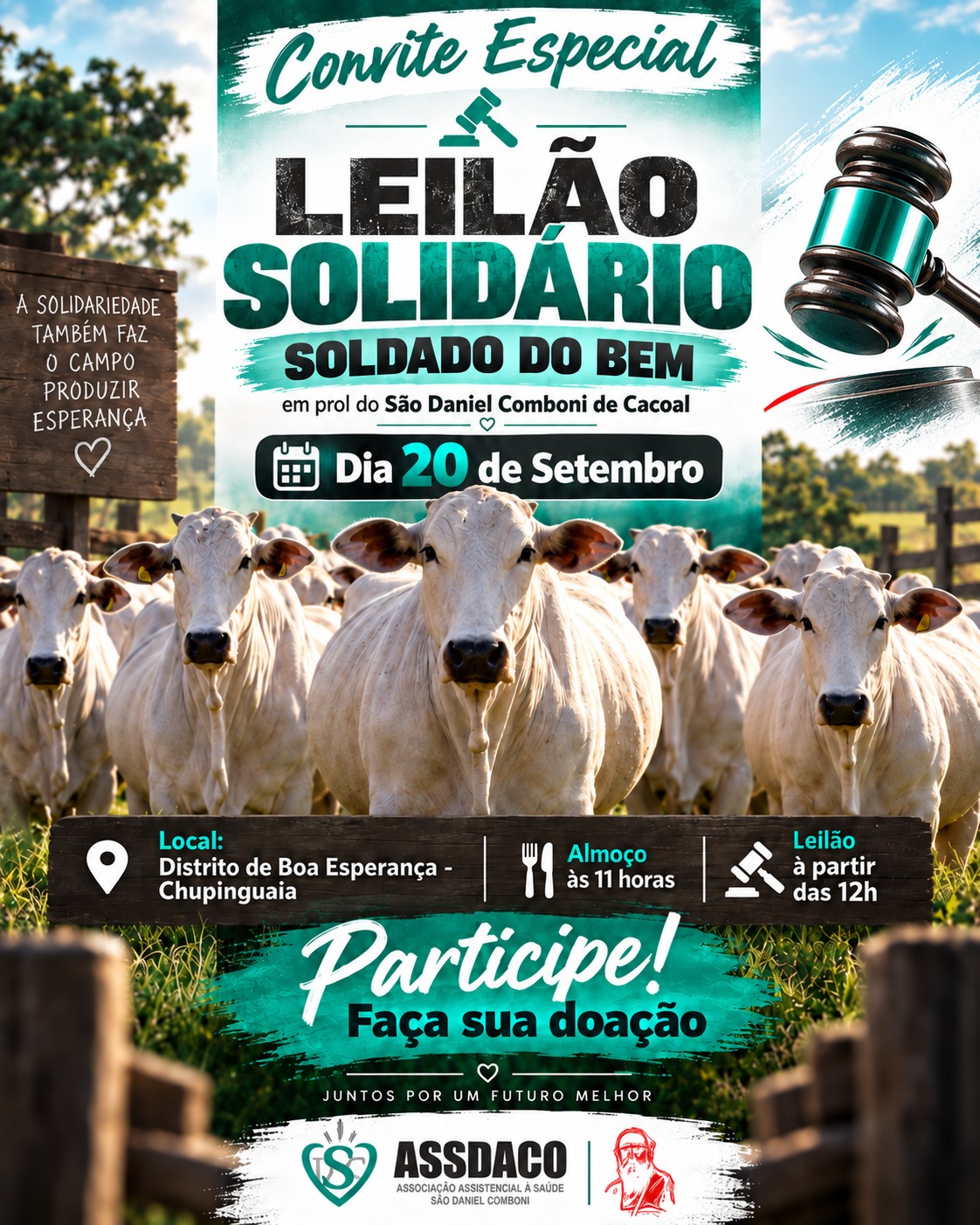Solidariedade em ação: Leilão do 'Soldado do Bem' transforma vidas