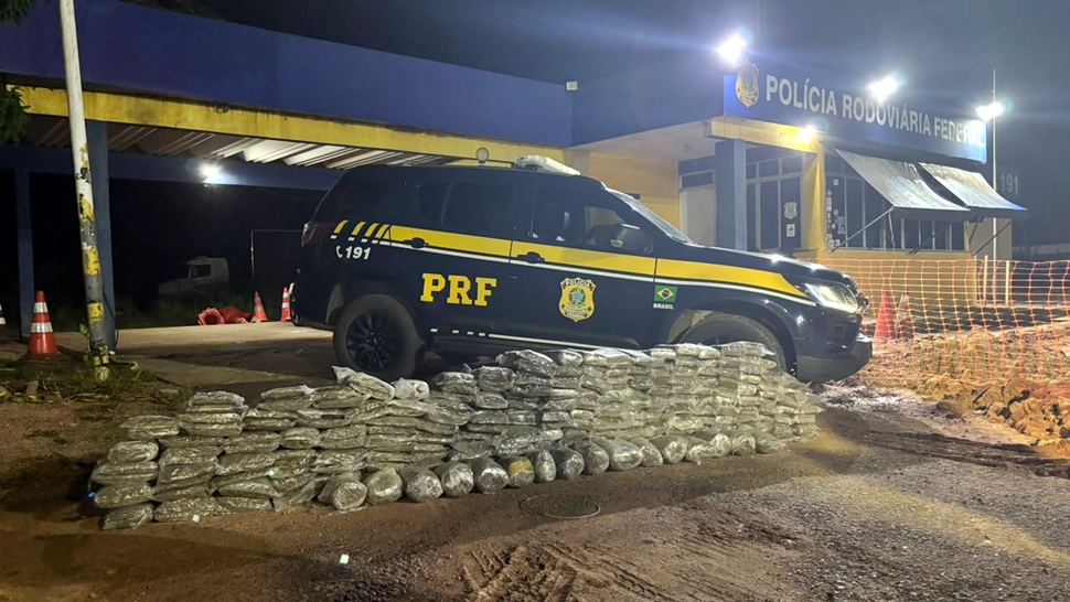 Fiscalização na BR-364 termina com mais de 200 quilos de drogas apreendidos
