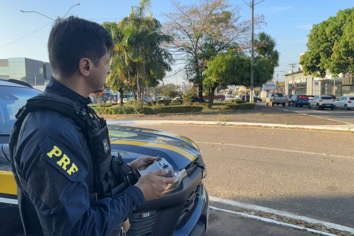 PRF usa drones para fiscalizar rodovias federais de Rondônia