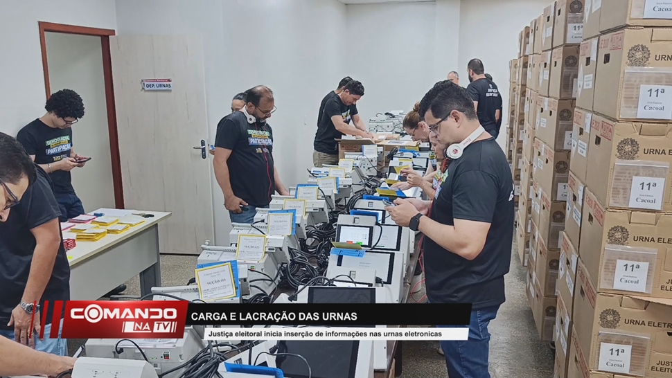 Justiça Eleitoral prepara 282 urnas em Cacoal para a votação de domingo