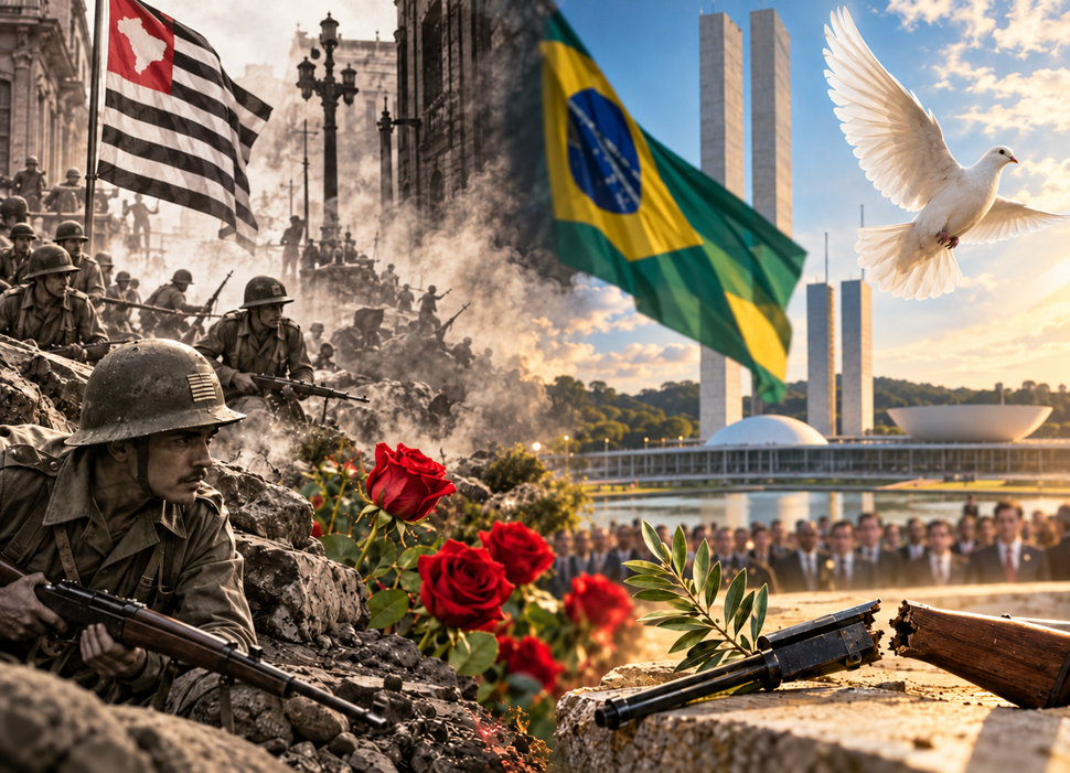 Revolução de 1932, Wando, Collor e data nacional pela paz