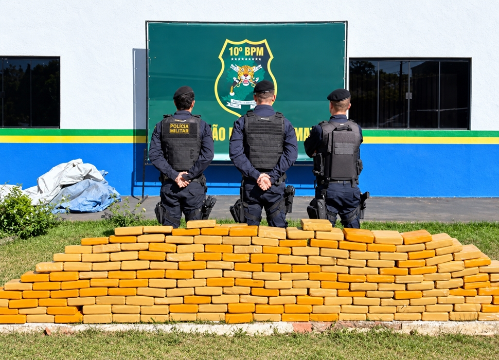 Operação apreende cerca de 415 quilos de drogas na região de Rolim de Moura