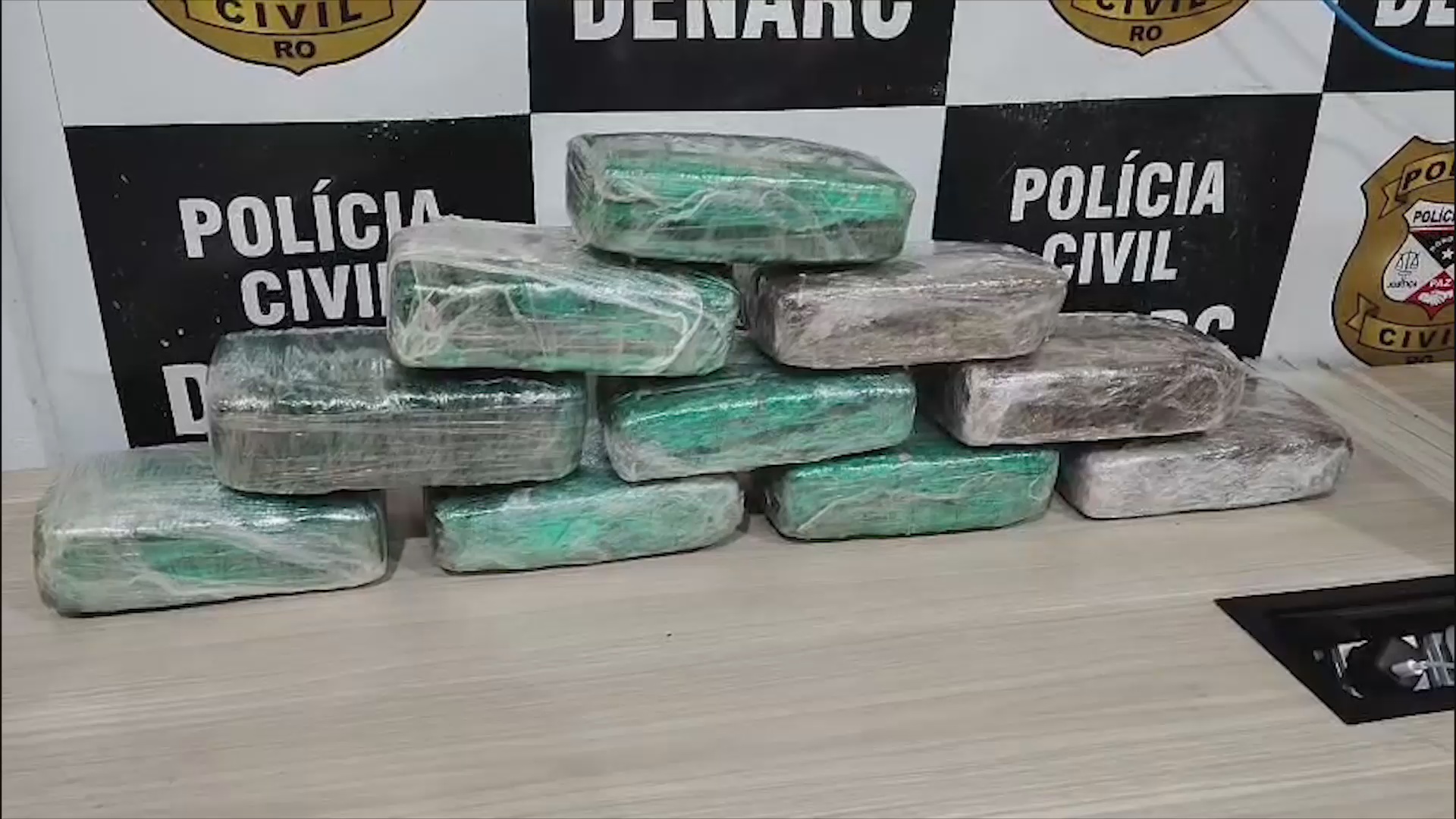 DENARC apreende 10 quilos de skunk em operação contra o tráfico de drogas em Porto Velho