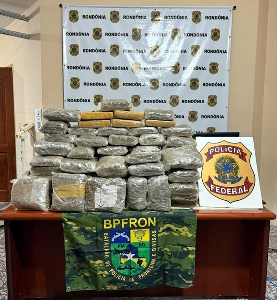 Operação integrada apreende 103,9 kg de skunk