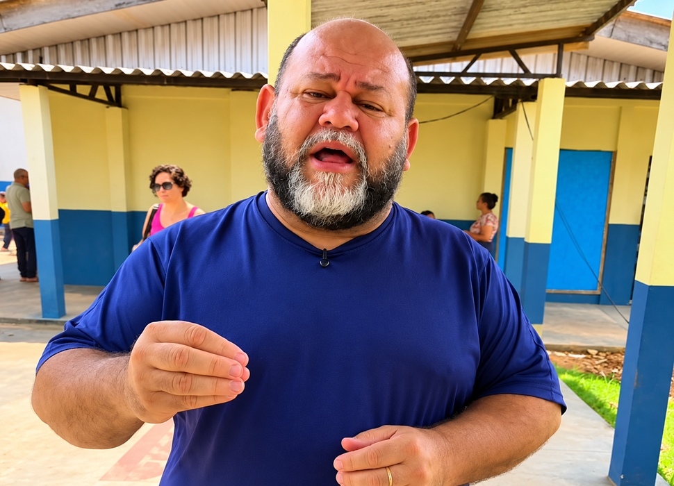 Destacou a participação da mãe com mais de 80 anos nas eleições