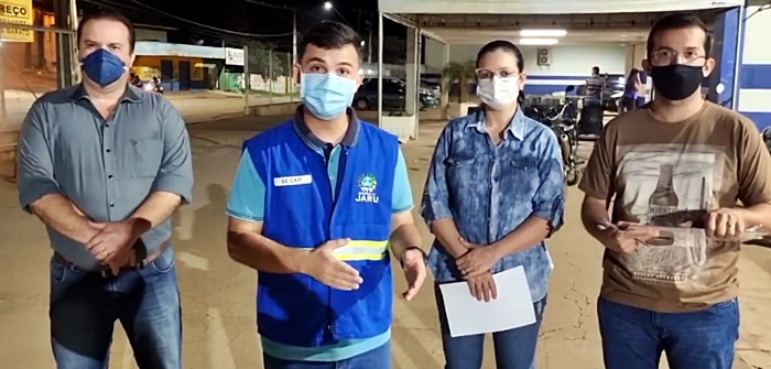 (Vídeo) Prefeito João Gonçalves Jr., realiza inspeção pela madrugada no hospital municipal de Jaru, RO