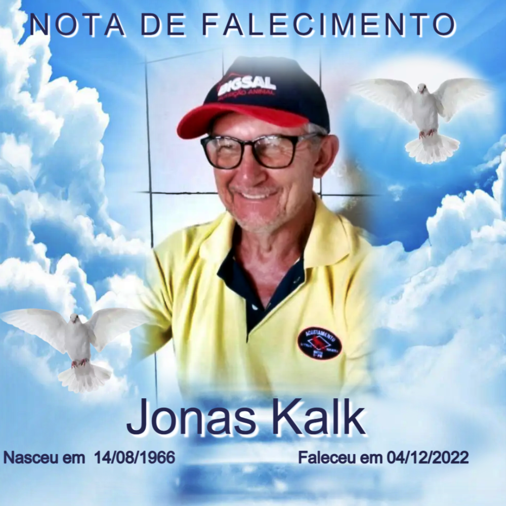 Morre em São José do Rio Preto/SP, produtor rural de Espigão Jonas Kalk