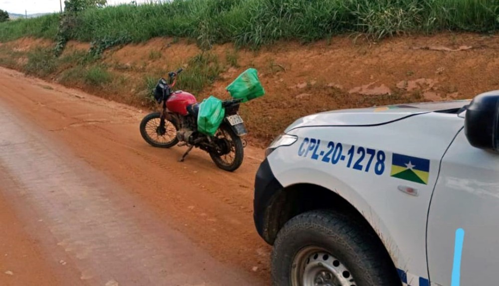 Operação Vigilare recupera motocicleta com restrição de furto/roubo em Machadinho, RO