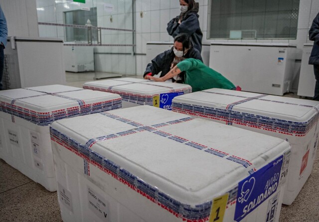 Rondônia recebe primeiro lote com vacinas da Janssen, com dose única