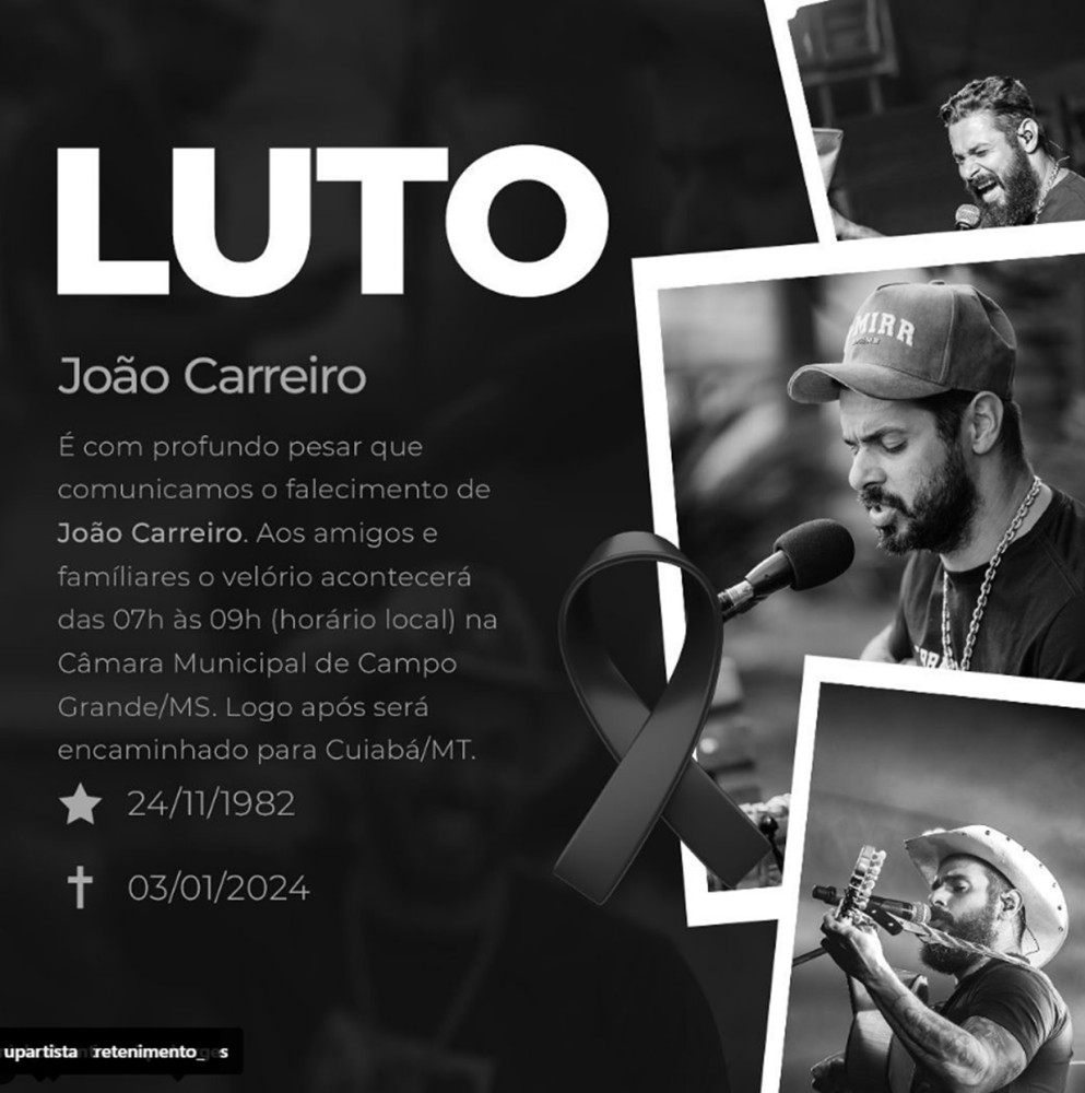 Última música do sertanejo João Carreiro foi homenagem após morte do avô
