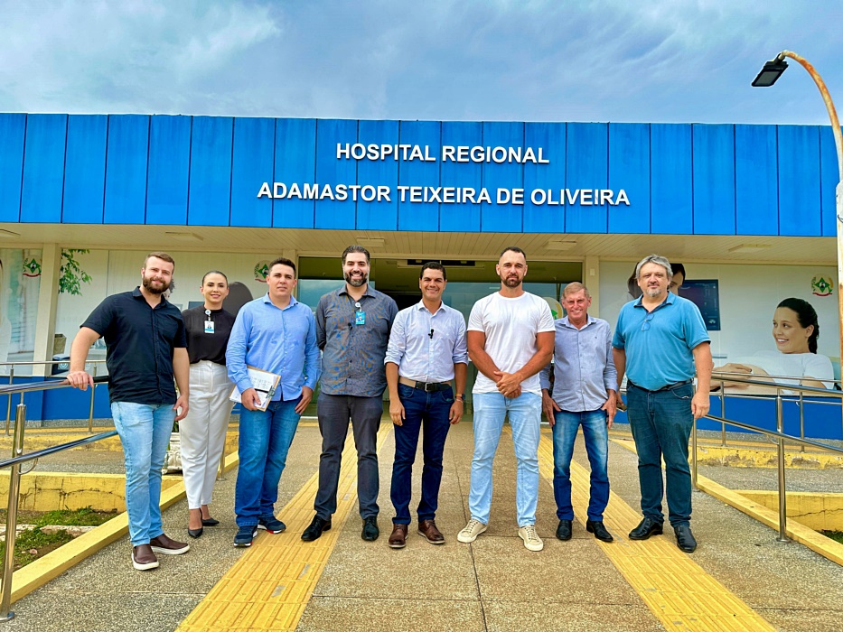 Deputado Cássio Gois visita Vilhena para discutir avanços na saúde